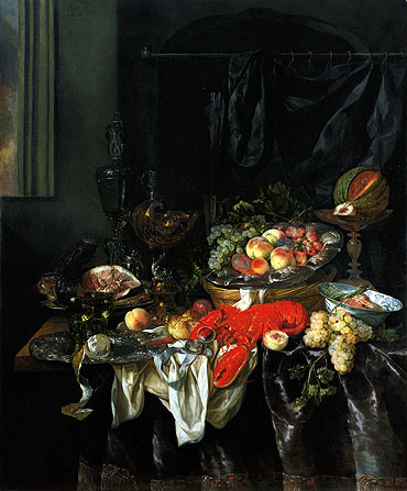 Stilleben, 1666 | Abraham Beyeren