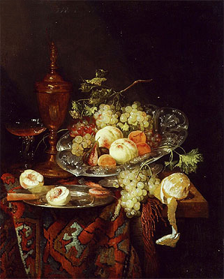 Still Life with Fruit, c.1660 | Abraham Beyeren