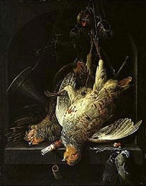 Dead Fowl, undated by Abraham Mignon | Canvas Print