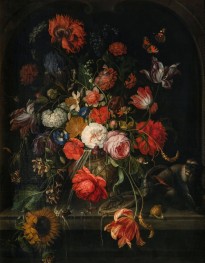 Stillleben mit Blumen, c.1670/99 | Abraham Mignon