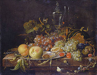 Still Life with Fruits, n.d. | Abraham Mignon | Giclée Canvas Print