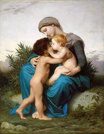 Bouguereau | Fraternal Love, 1851 | Giclée Canvas Print