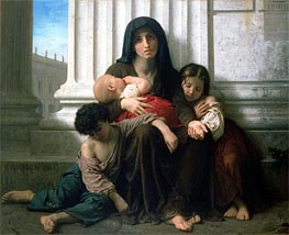 Charity (The Indigent Family) | Bouguereau | Painting Reproduction