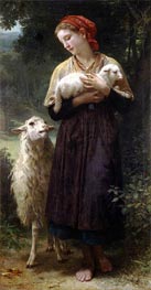 Bouguereau | The Shepherdess, 1873 | Giclée Canvas Print