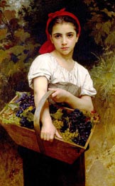 Bouguereau | The Grape Picker, 1875 | Giclée Canvas Print