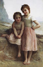 Sisters on the Shore (Sur la Greve) | Bouguereau | Painting Reproduction