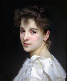 Bouguereau | Portrait of Gabrielle Drienza | Giclée Canvas Print
