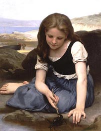 The Crab | Bouguereau | Painting Reproduction