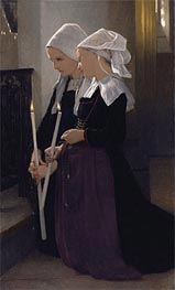 Le Voeu a Sainte-Anne-D'auray, 1869 von Bouguereau | Leinwand Kunstdruck