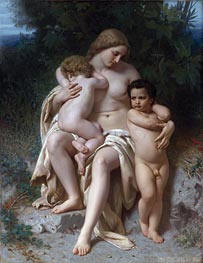 Cain and Abel, 1861 by Bouguereau | Canvas Print