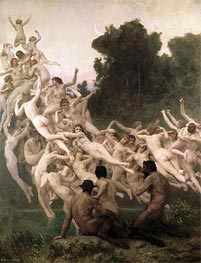 The Oreads, 1902 von Bouguereau | Leinwand Kunstdruck