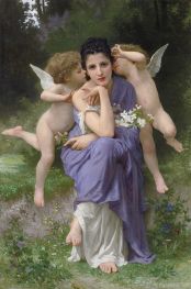 Songs of Spring, 1889 by Bouguereau | Canvas Print