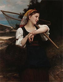 Fischertochter, 1872 von Bouguereau | Leinwand Kunstdruck