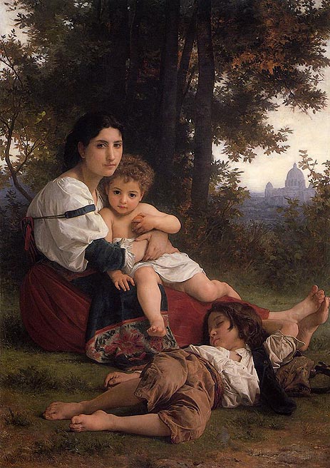 Bouguereau | Rest, 1879 | Giclée Canvas Print