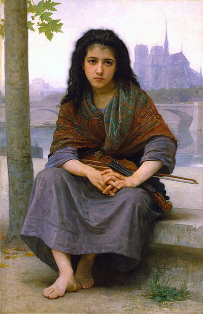 The Bohemian, 1890 | Bouguereau | Giclée Canvas Print