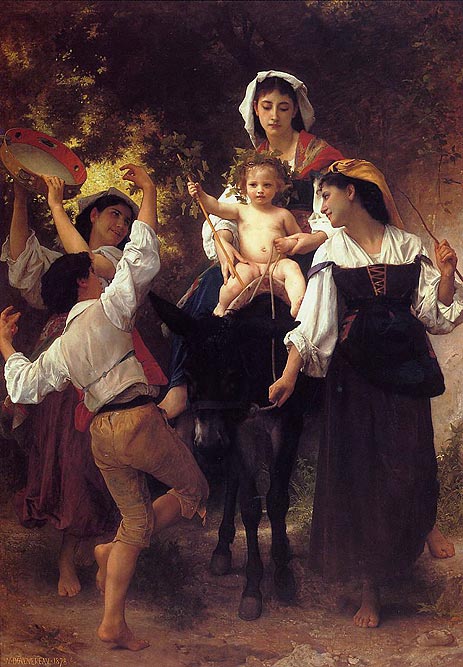 Return from the Harvest, 1878 | Bouguereau | Giclée Canvas Print