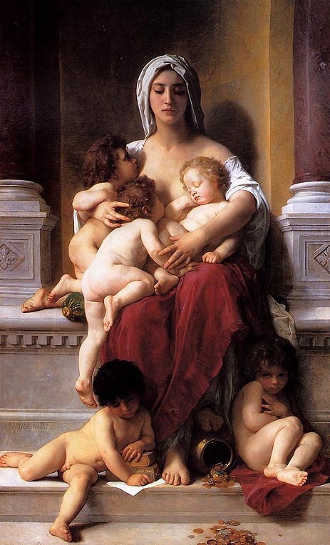 Nächstenliebe, 1878 | Bouguereau