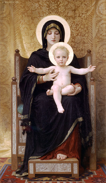 Virgin and Child, 1888 | Bouguereau | Giclée Canvas Print