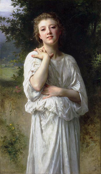 Girl, 1895 | Bouguereau | Giclée Canvas Print