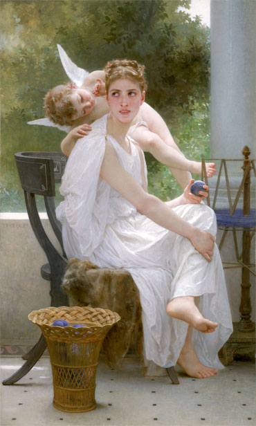 Work Interrupted (Penelope), 1891 | Bouguereau