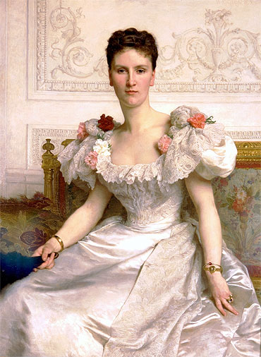 Portrait of Madame la Comtesse de Cambaceres, 1895 | Bouguereau | Giclée Leinwand Kunstdruck