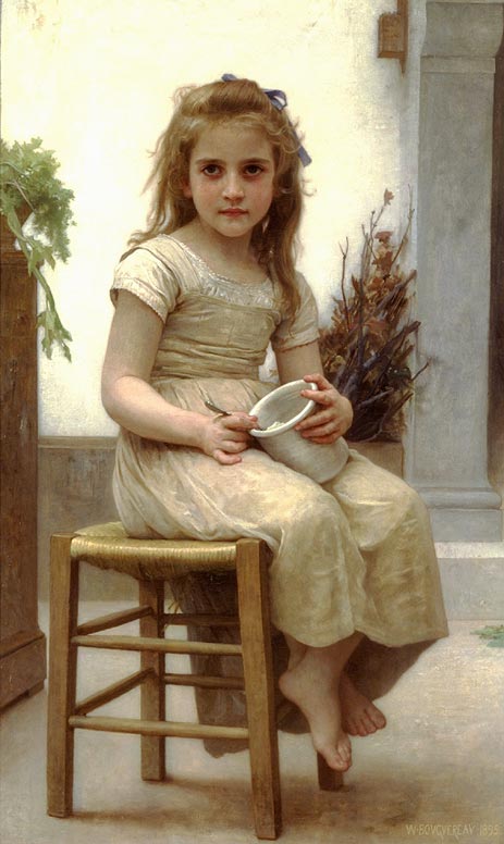 Just a Taste, 1895 | Bouguereau | Giclée Leinwand Kunstdruck