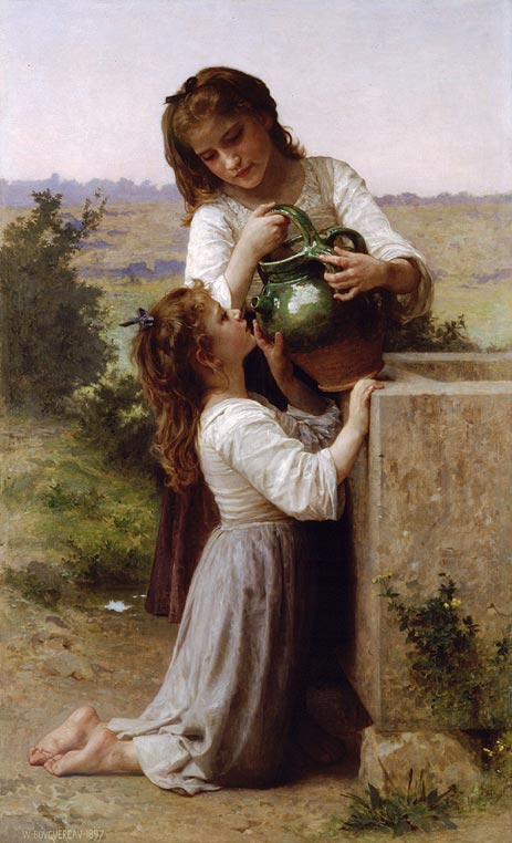 At the Fountain, 1897 | Bouguereau