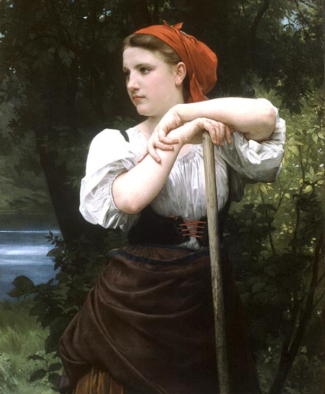 Der Heumacher, 1869 | Bouguereau