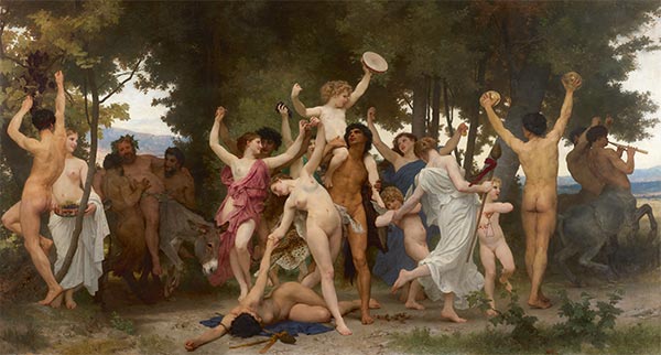 The Youth of Bacchus, 1884 | Bouguereau | Giclée Canvas Print