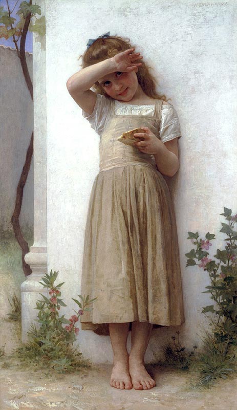 Bouguereau | In Penitence, 1895 | Giclée Leinwand Kunstdruck
