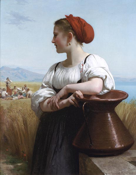 Bouguereau | The Harvester, 1868 | Giclée Canvas Print