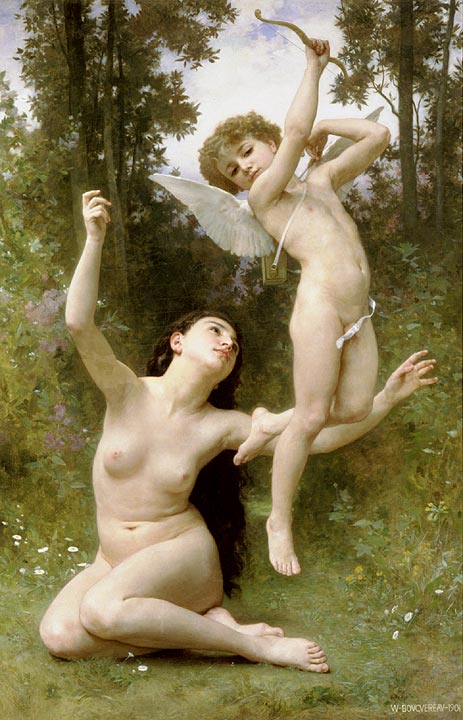 Love Takes Flight, 1901 | Bouguereau | Giclée Leinwand Kunstdruck