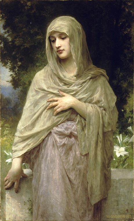 Bouguereau | Modesty, 1902 | Giclée Canvas Print