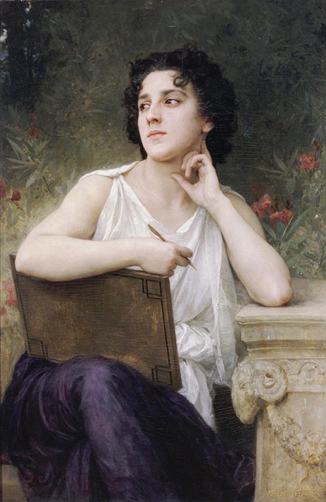 Inspiration, 1898 | Bouguereau | Giclée Canvas Print