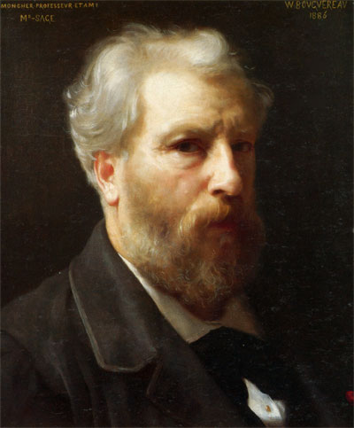 Self Portrait Presented to M. Sage, 1886 | Bouguereau | Giclée Leinwand Kunstdruck