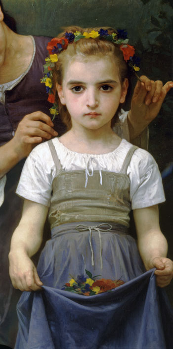The Jewel of the Fields (Detail), 1884 | Bouguereau | Giclée Leinwand Kunstdruck