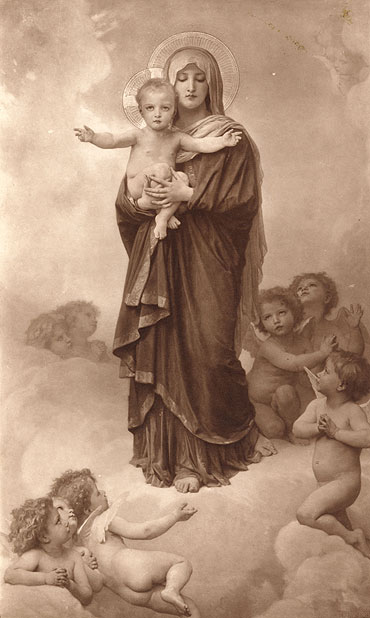 Our Lady of the Angels, 1889 | Bouguereau | Giclée Papier-Kunstdruck