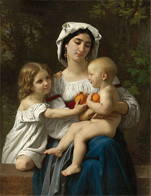 Orangen, 1865 | Bouguereau | Giclée Leinwand Kunstdruck