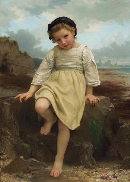 On the Rock, 1872 | Bouguereau
