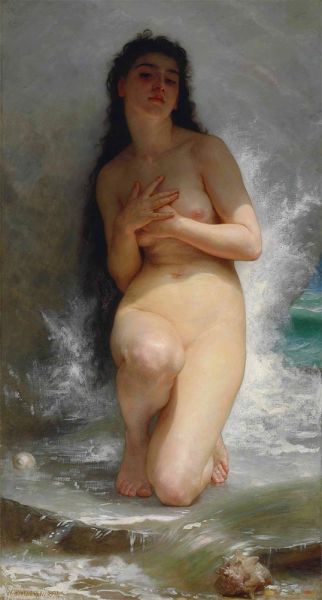 Die Perle, 1894 | Bouguereau | Giclée Leinwand Kunstdruck