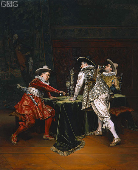 Der letzte Wurf, 1896 | Lesrel