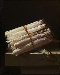Adriaen Coorte | Still Life with Asparagus, 1697 | Giclée Canvas Print
