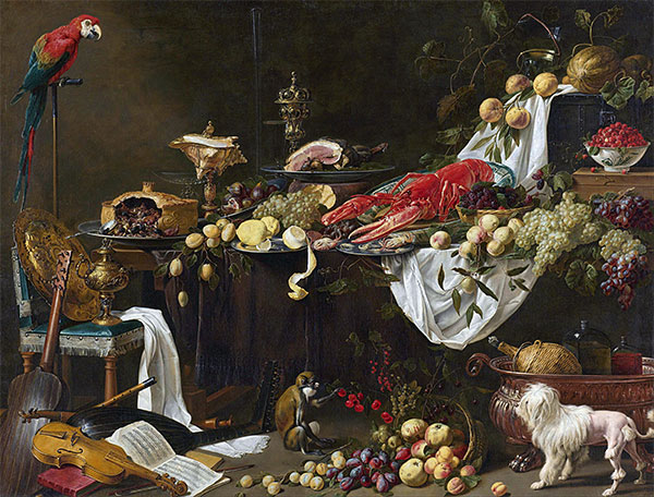 Banquet Still Life, 1644 | van Utrecht | Giclée Canvas Print
