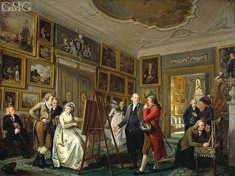Adriaen de Lelie | The Art Gallery of Jan Gildemeester, c.1794/95 | Giclée Canvas Print