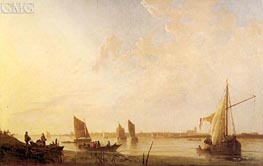 Dordrecht: Sunrise, c.1650 von Aelbert Cuyp | Leinwand Kunstdruck