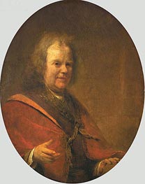 Portrait of Herman Boerhaave | Aert de Gelder | Gemälde Reproduktion