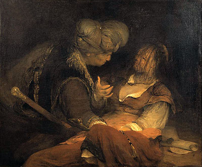 Judah and Tamar, c.1700 | Aert de Gelder | Giclée Leinwand Kunstdruck