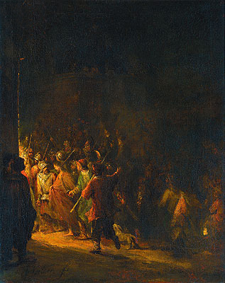 The Arrest of Christ, 1727 | Aert de Gelder | Giclée Leinwand Kunstdruck