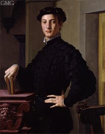 Portrait of a Young Man, c.1540 by Bronzino | Canvas Print