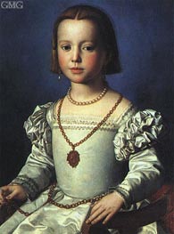 Bronzino | Bia, Illegitimate Daughter of Cosimo I de' Medici | Giclée Canvas Print